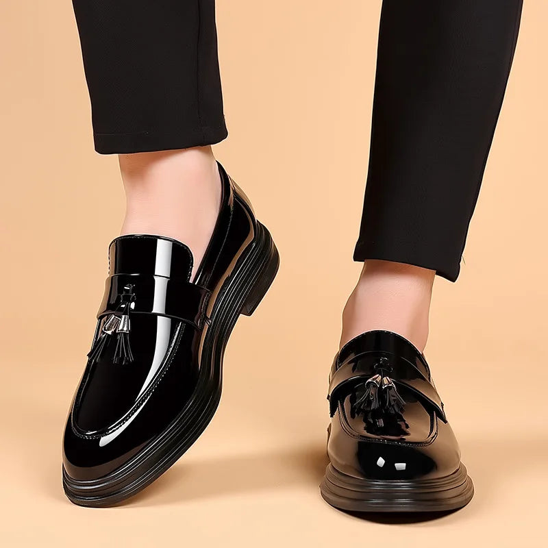 Leather Tassel Loafers