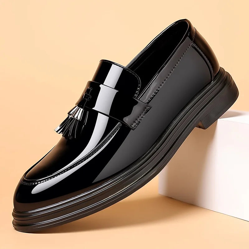 Leather Tassel Loafers