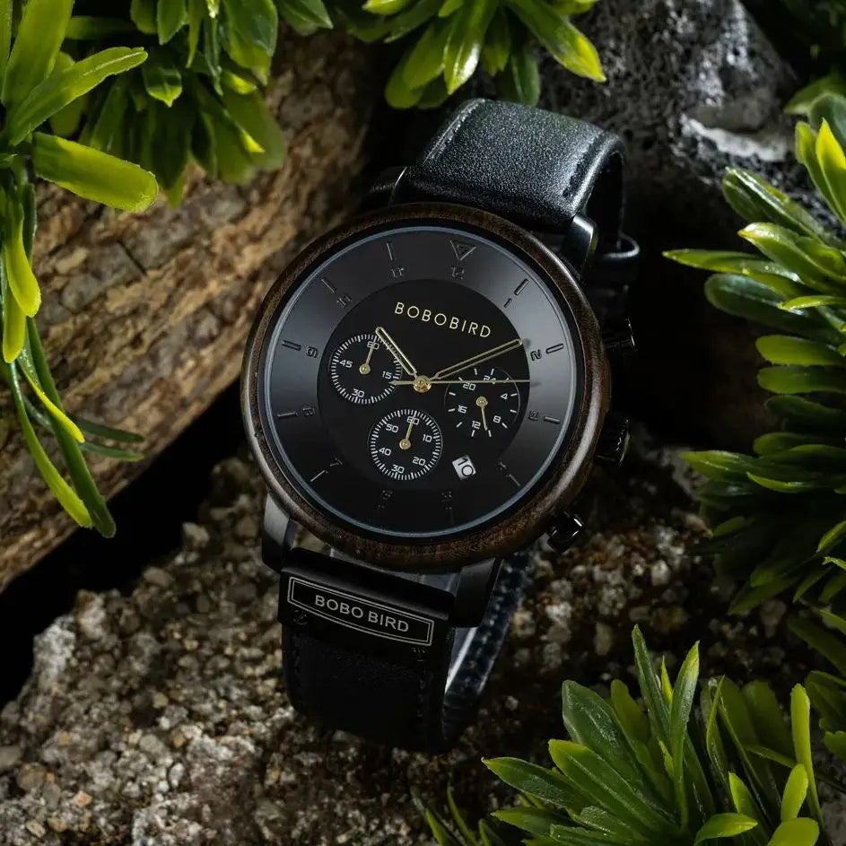 Wood & Steel Timepiece