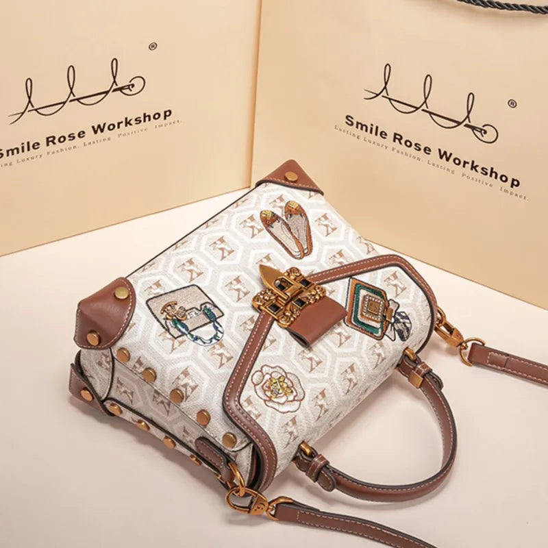 Chic Embroidered Handbag