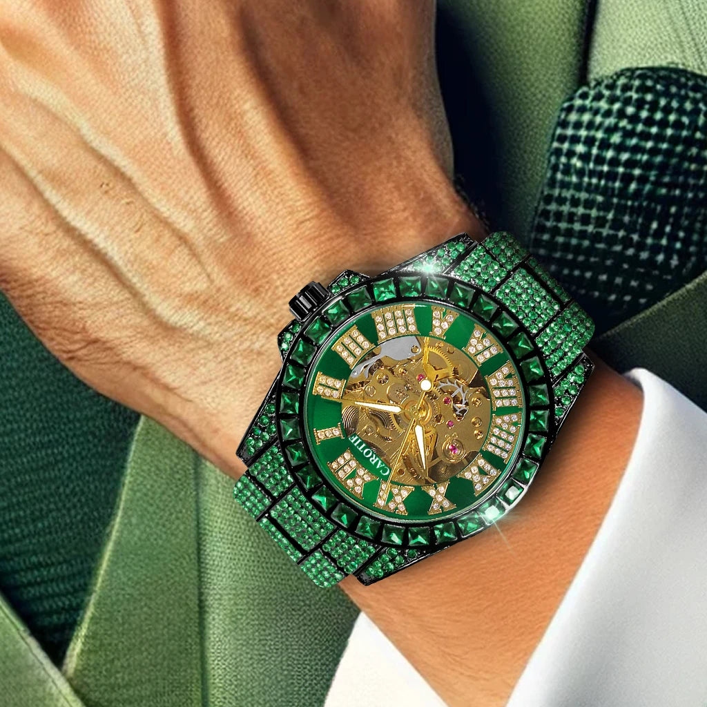 Emerald Royal Skeleton Watch