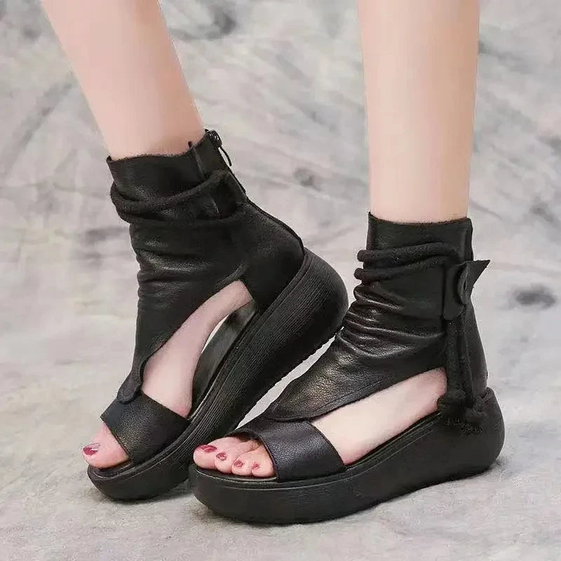 Vintage Wrap Sandals