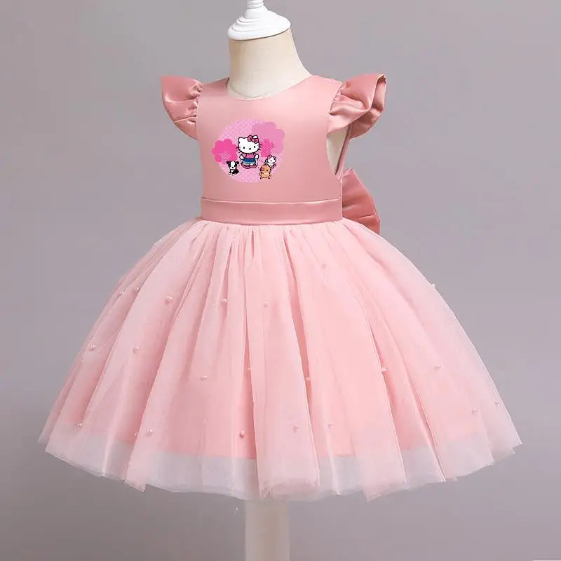Pink Kitty Princess Tulle Dress
