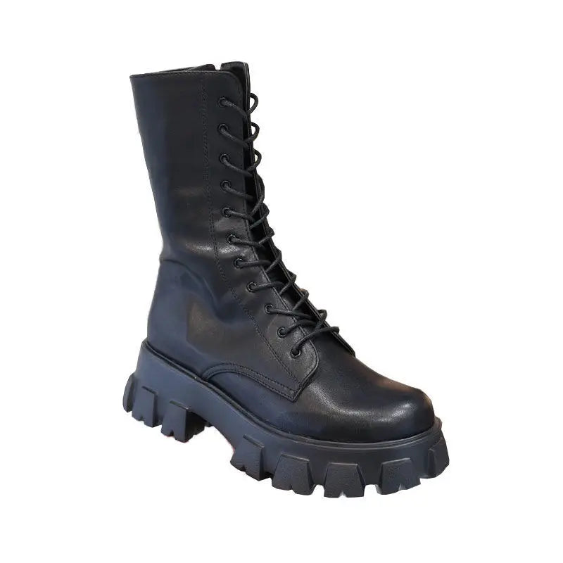 Chunky Platform Combat Boots