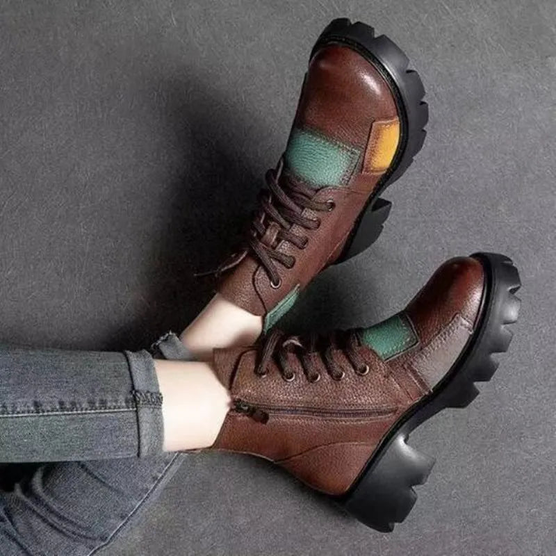 Rustic Combat Boots
