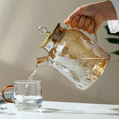 Vintage-Style Glass Kettle