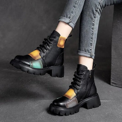 Rustic Combat Boots