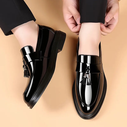 Leather Tassel Loafers