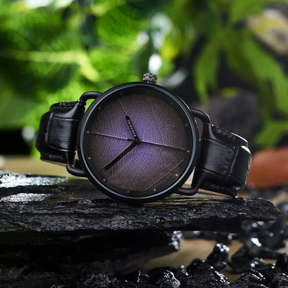 Real Leaf Dial Fashion