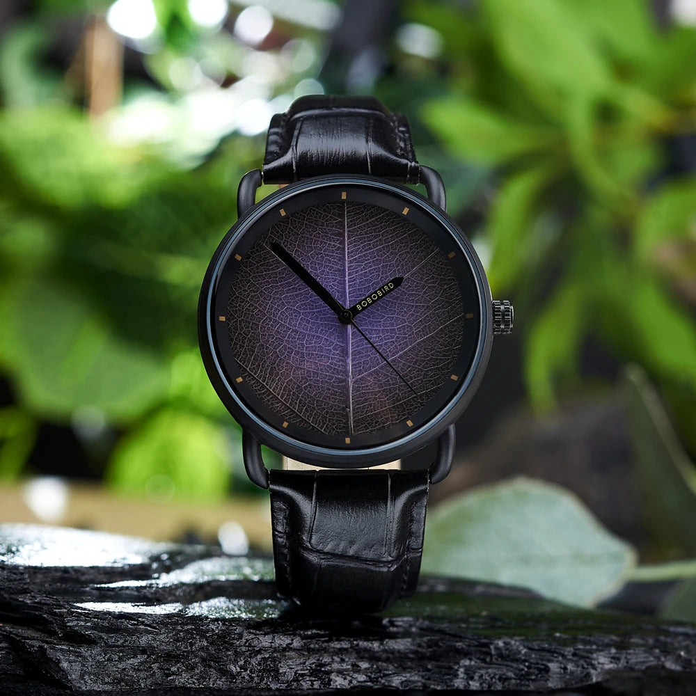 Real Leaf Dial Fashion