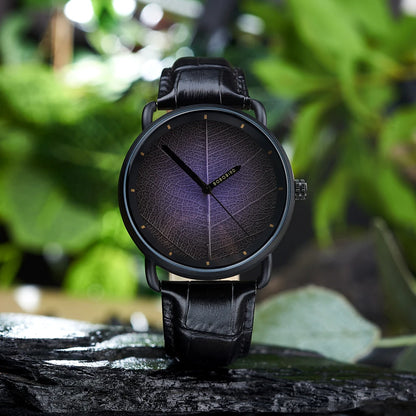 Real Leaf Dial Fashion