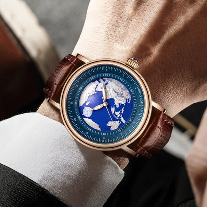Creative Earth Quartz Wristwatch