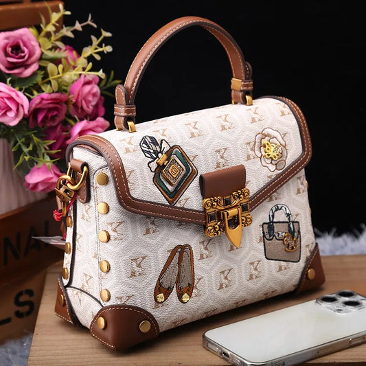 Chic Embroidered Handbag
