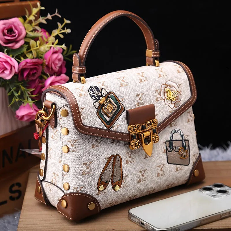 Chic Embroidered Handbag