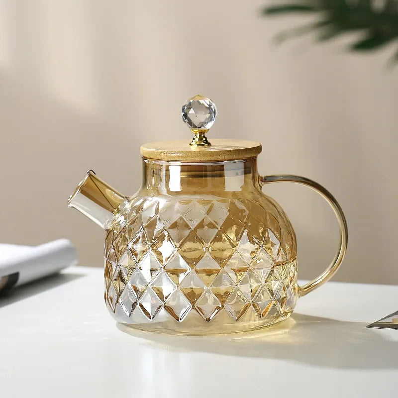 Vintage-Style Glass Kettle