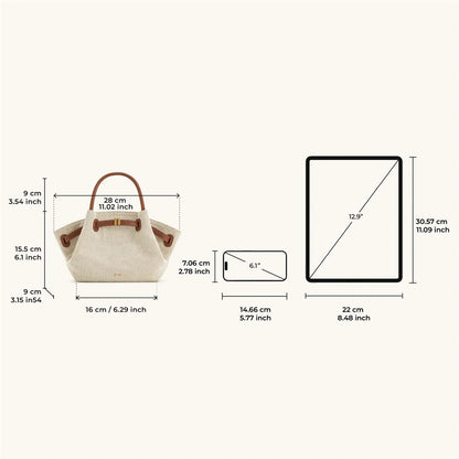 Chic Canvas Mini Tote