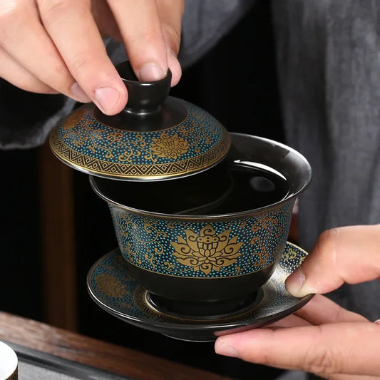 Porcelain Lotus Tea Cup