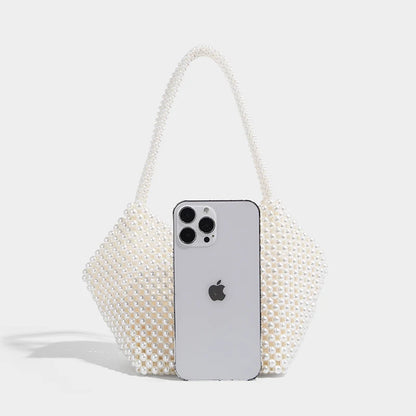 Beaded Statement Mini Handbag