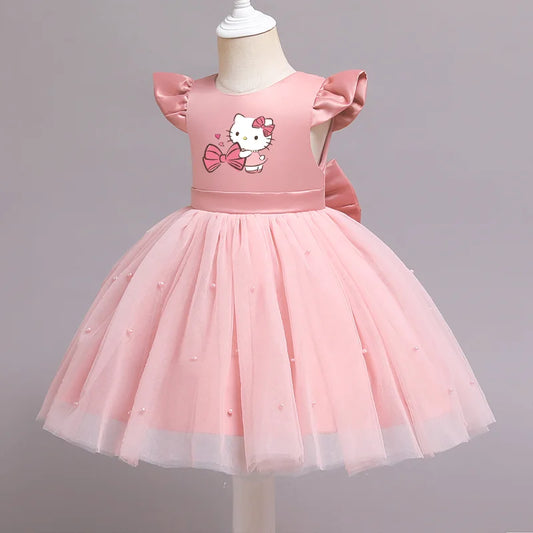 Pink Kitty Princess Tulle Dress