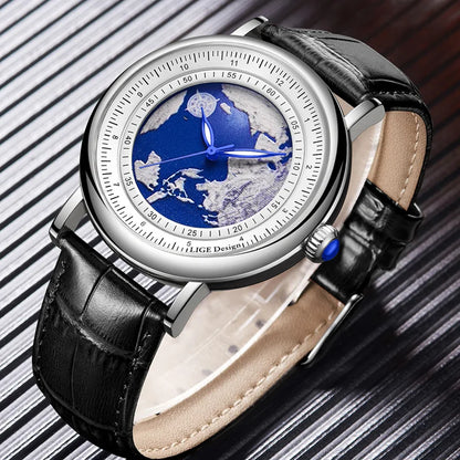 Creative Earth Quartz Wristwatch