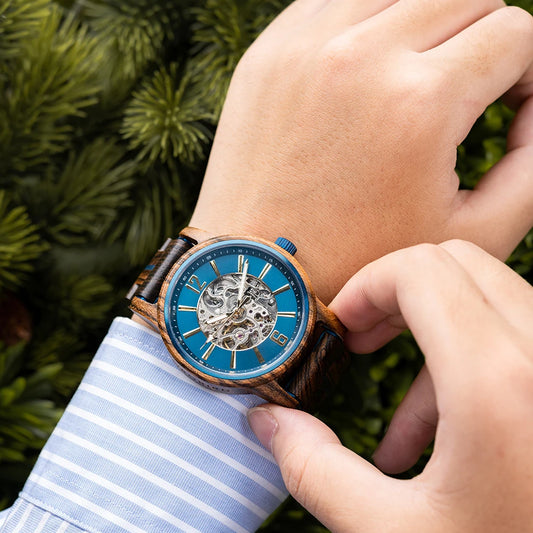 Wooden Automatic Mechanical Watch