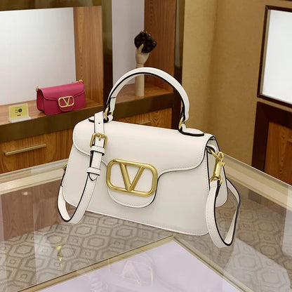 Structured Top Handle Logo Bags
