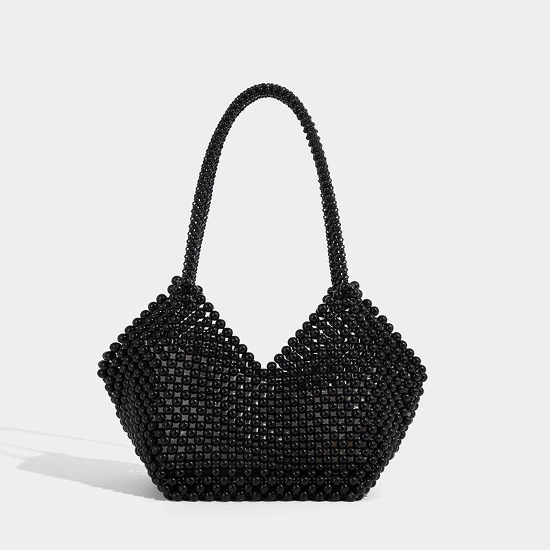 Beaded Statement Mini Handbag