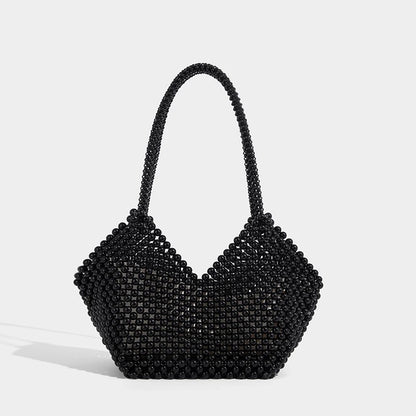 Beaded Statement Mini Handbag