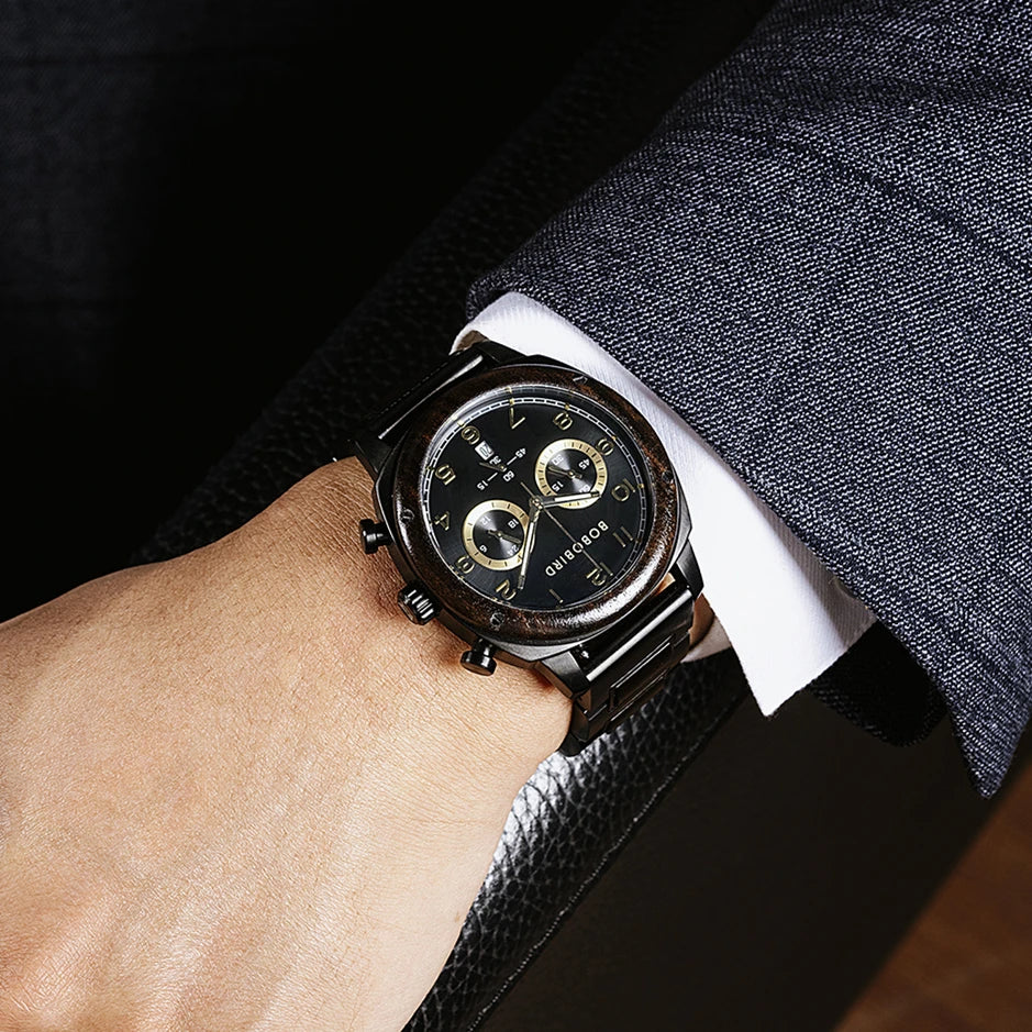 Stainless Steel Chronograph Watch