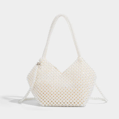 Beaded Statement Mini Handbag