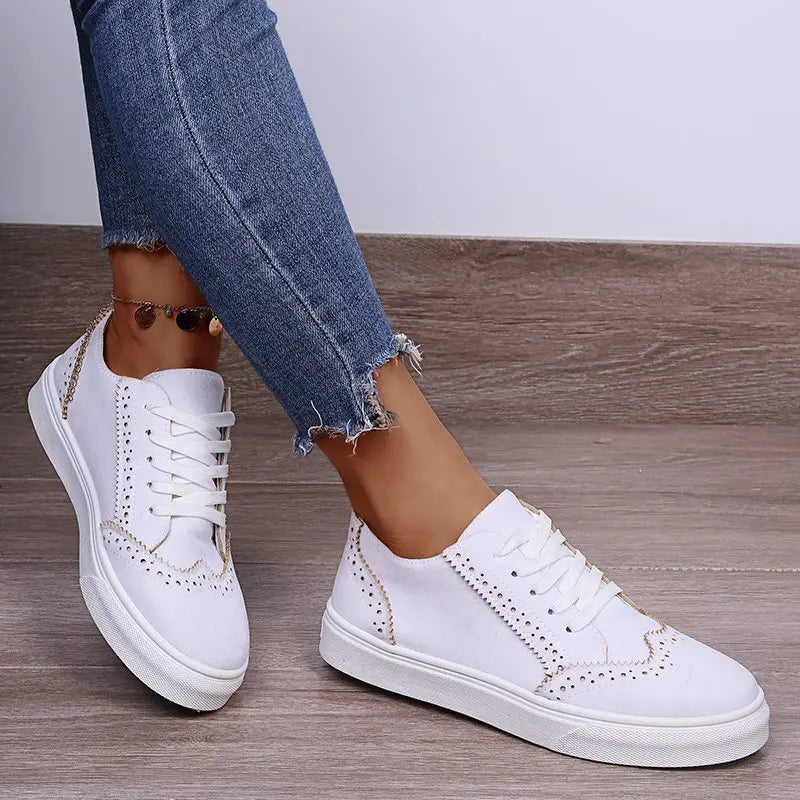 Casual Suede Lace Sneakers