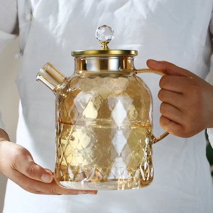 Vintage-Style Glass Kettle