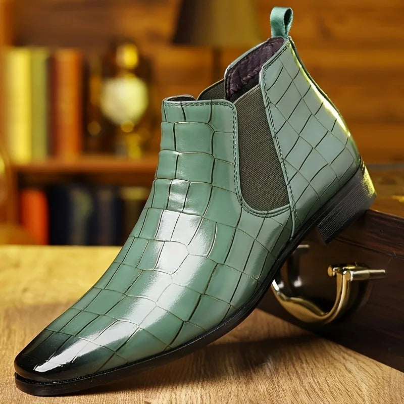 Pattern Chelsea Boot