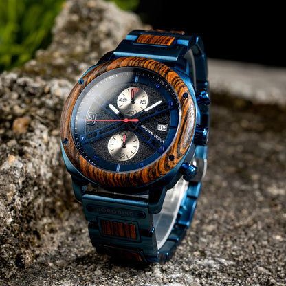 Luxury Wood & Steel Watches