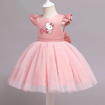 Pink Kitty Princess Tulle Dress