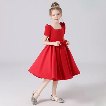 Elegant Blue Princess Dress for Girls