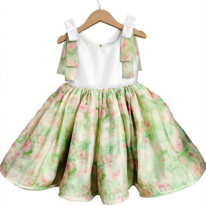 Pastel Garden Party Dress for Girls