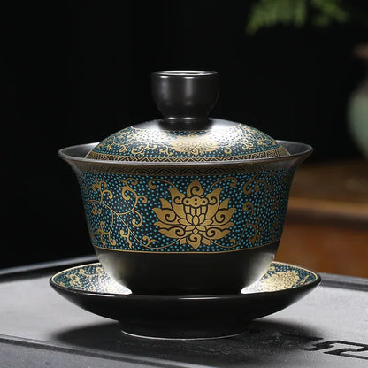 Porcelain Lotus Tea Cup