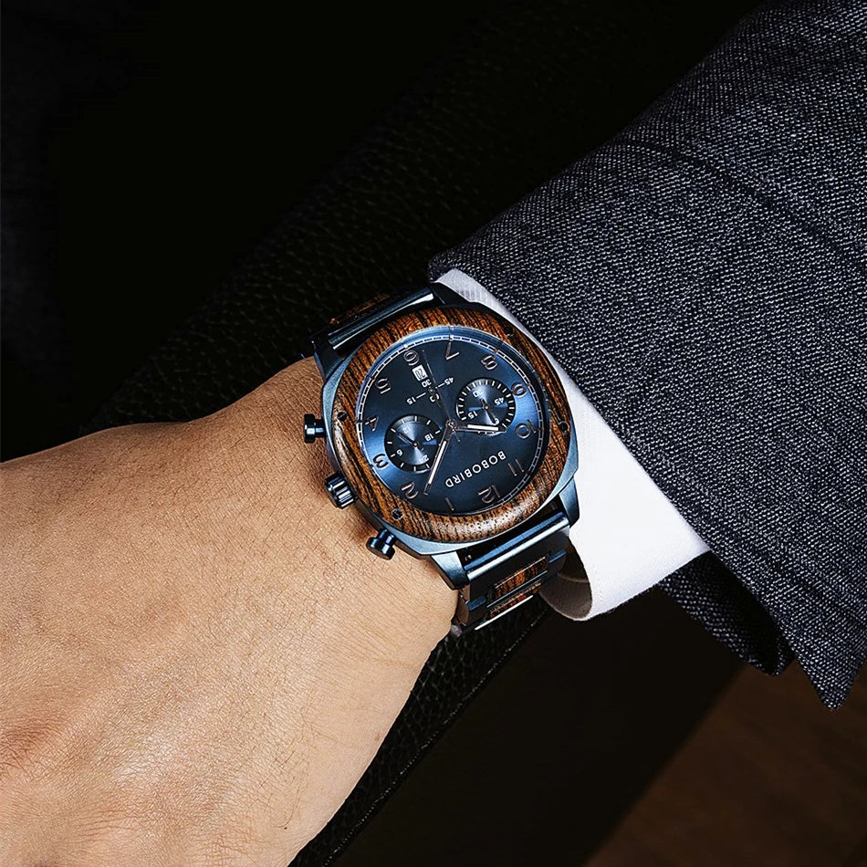 Stainless Steel Chronograph Watch