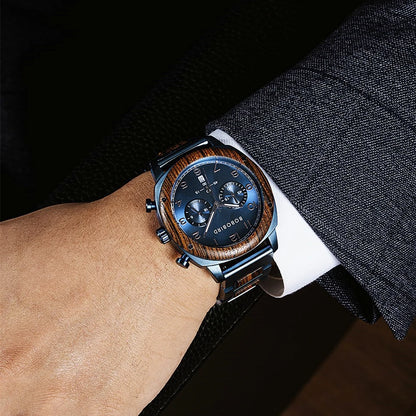 Stainless Steel Chronograph Watch
