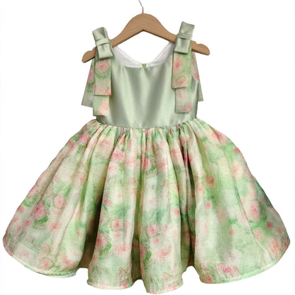Pastel Garden Party Dress for Girls