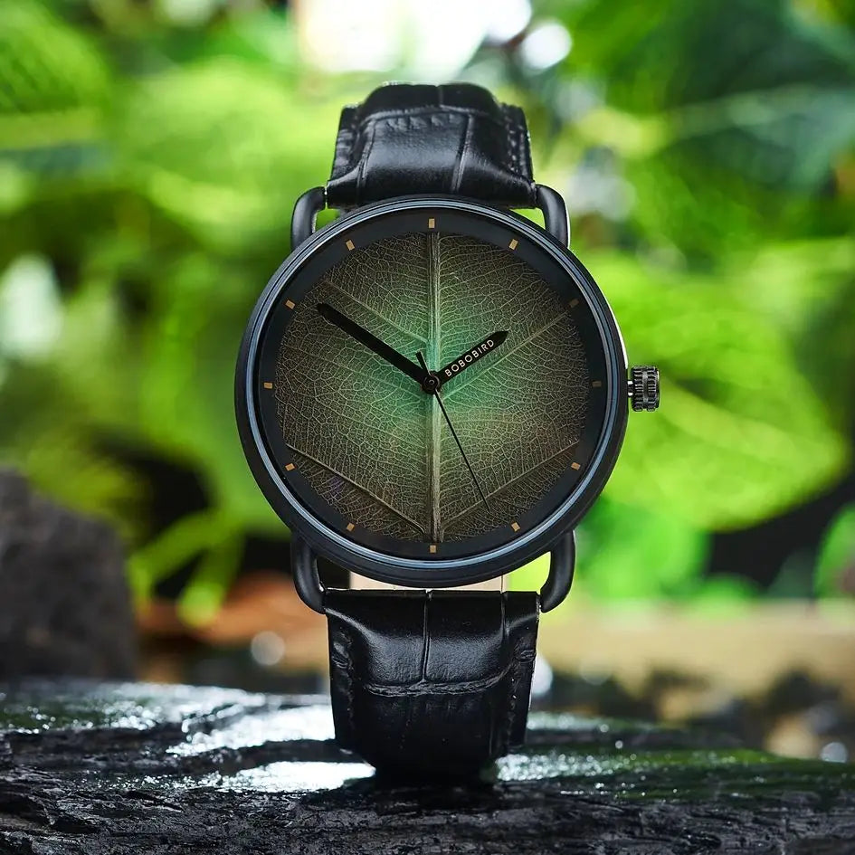 Real Leaf Dial Fashion