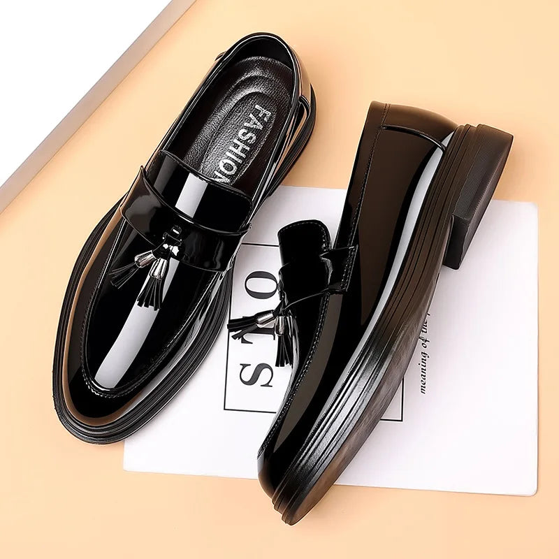 Leather Tassel Loafers
