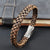 Bold Woven Steel Bracelet