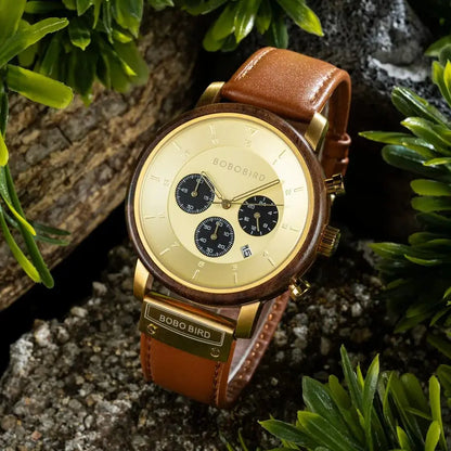 Wood & Steel Timepiece