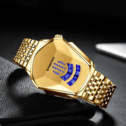 BINBOND Vortex Gold Watch