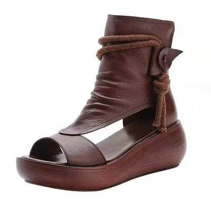 Vintage Wrap Sandals
