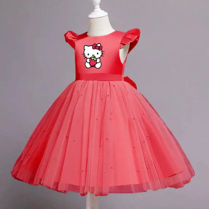 Pink Kitty Princess Tulle Dress