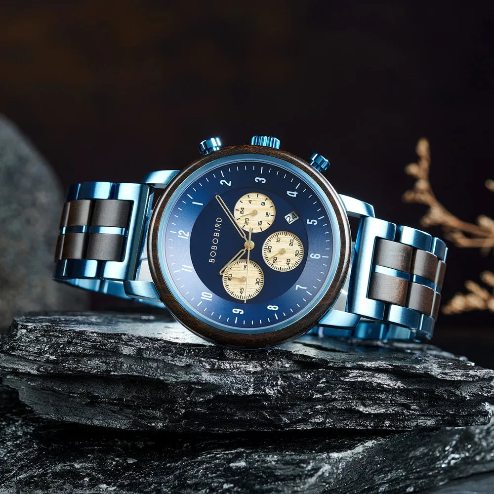 Wood & Steel Timepiece