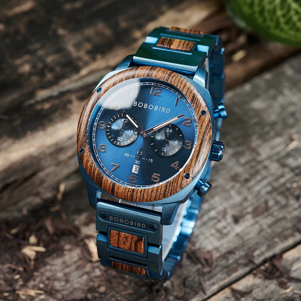 Stainless Steel Chronograph Watch